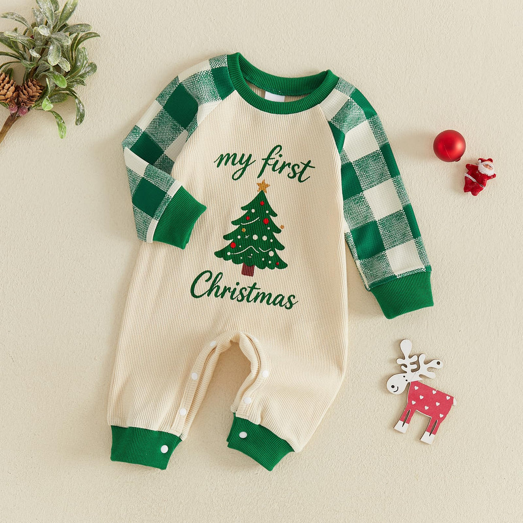 Newborn Baby Boy Fall Winter Romper Jumpsuit N30190