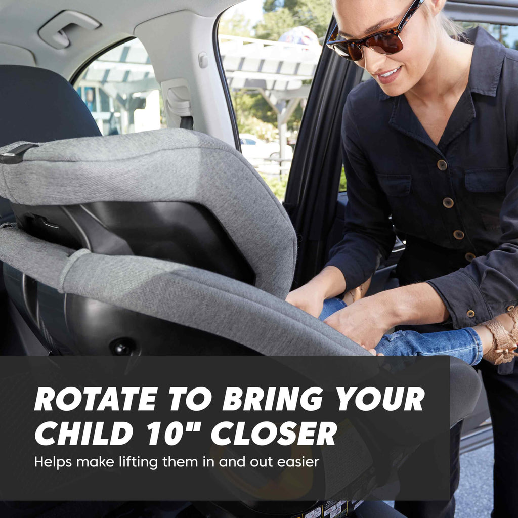 Rotating Convertible Car Seat, Rear to Forward Facing, Onyx Black P677390