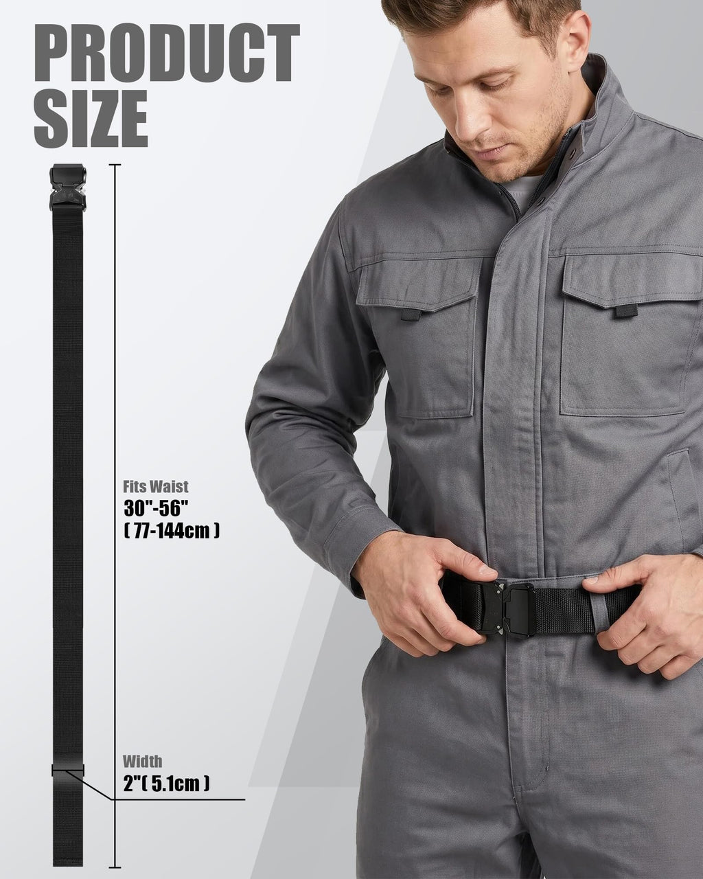 2 Inch Wide Tool Belt with Quick Release Buckle G546713