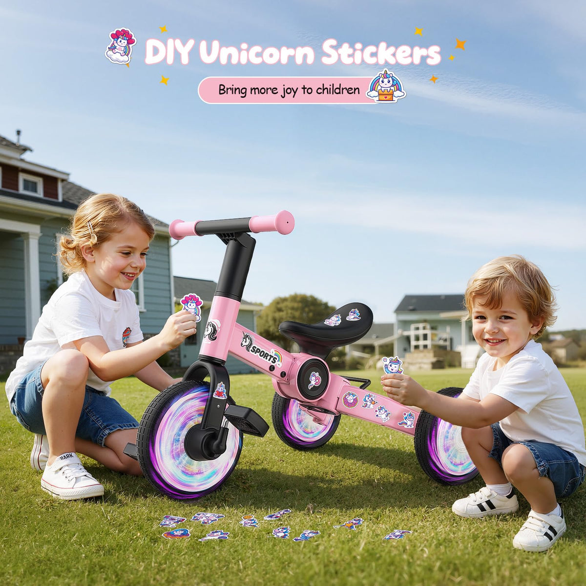 3 in 1 Toddler Balance Bike with Removable Pedals Z10457