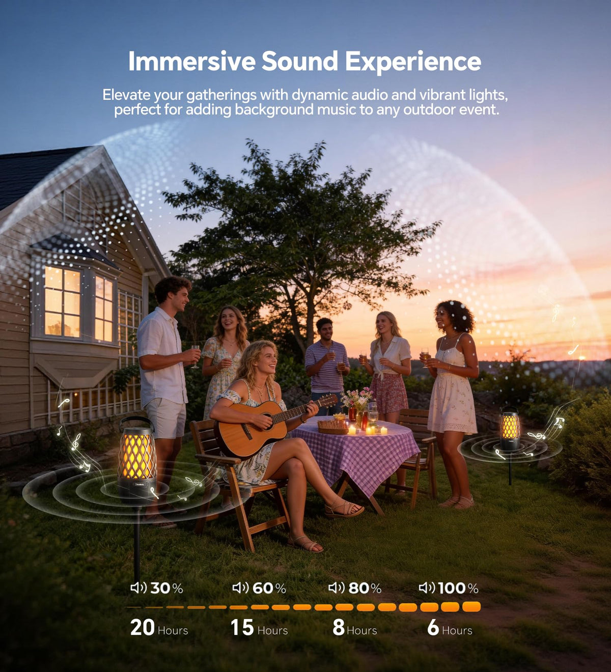 IPX5 Waterproof Outdoor Speakers 2 Pack V2810