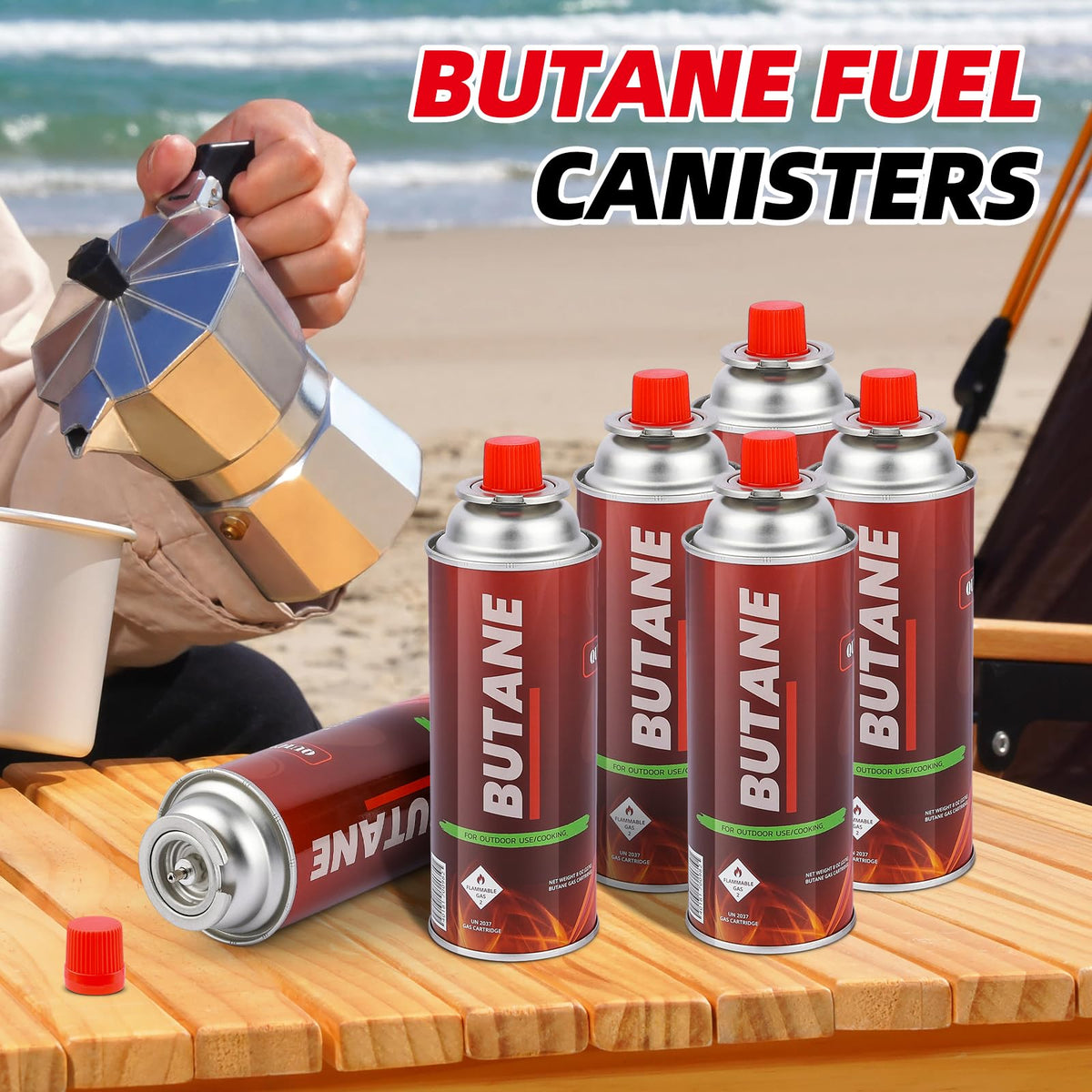 Butane Fuel Canisters 12 Pack L385