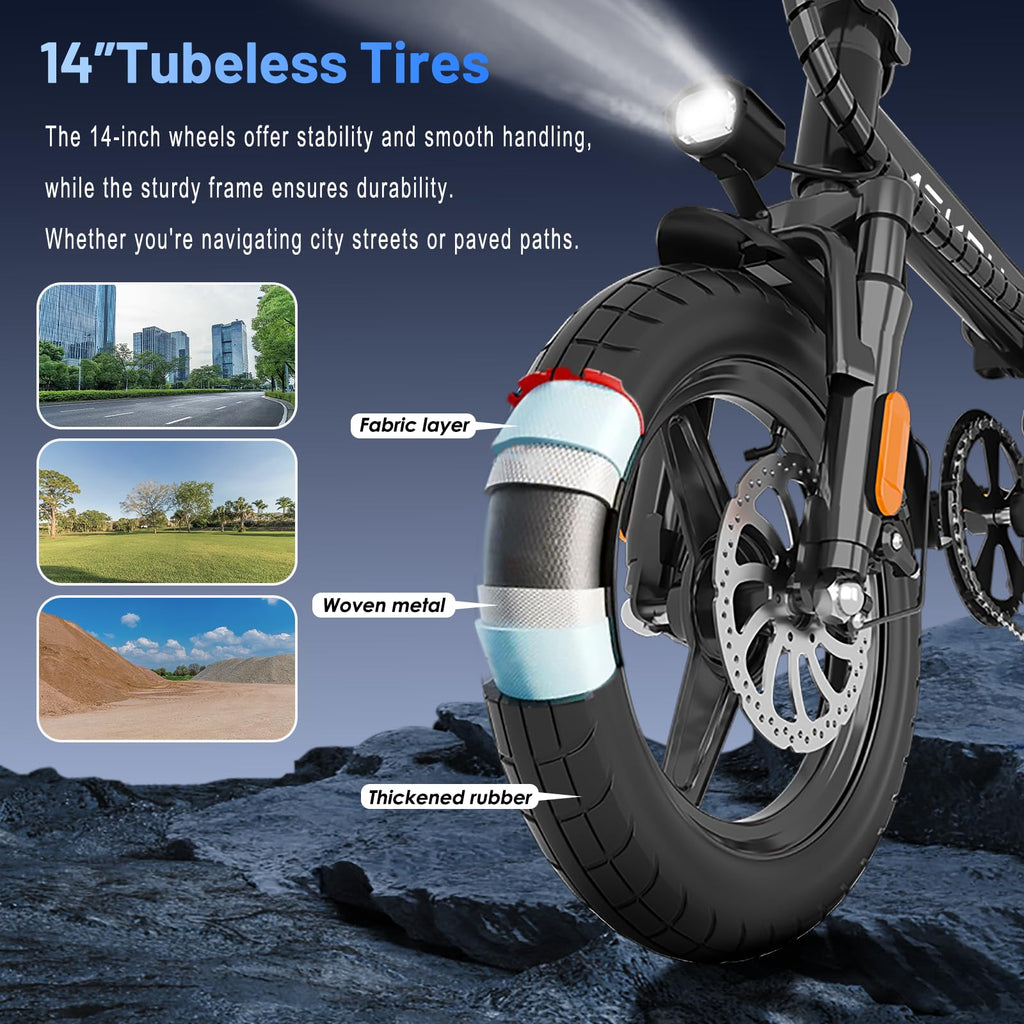 Foldable 14 Inch Electric Bike D53394