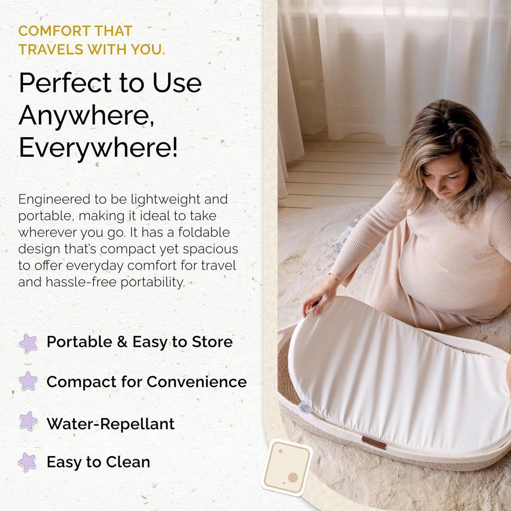 Foldable Baby Changing Pad 29” x 15” Waterproof Ultra Soft A961