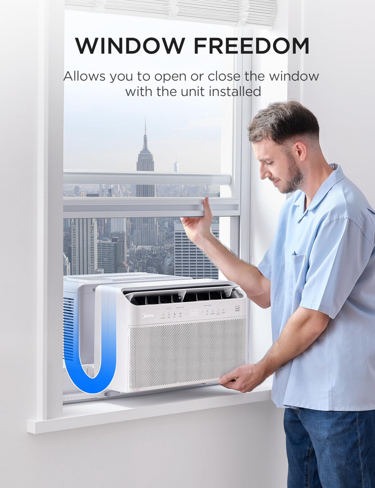 10,000 BTU Smart Inverter Window AC D209