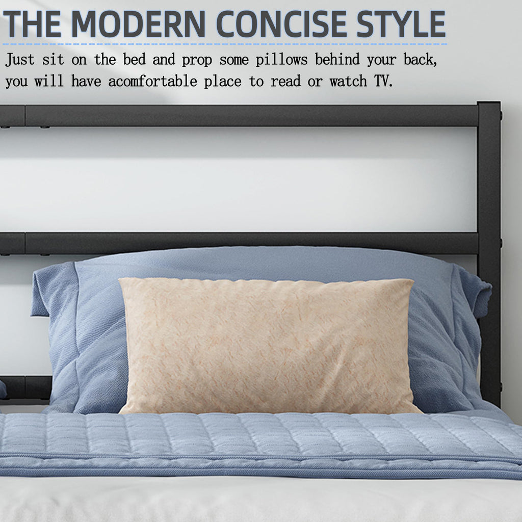 Black Full Size Bed Frame V7263