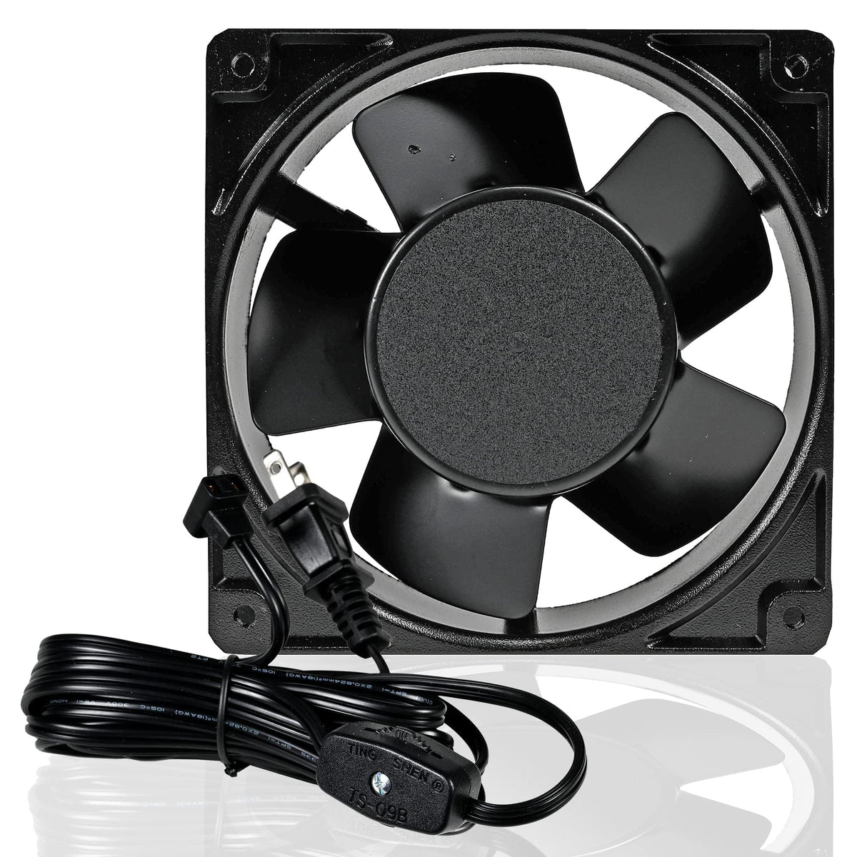 Quiet Air Cooling Corner Fan with Button Controller A4366