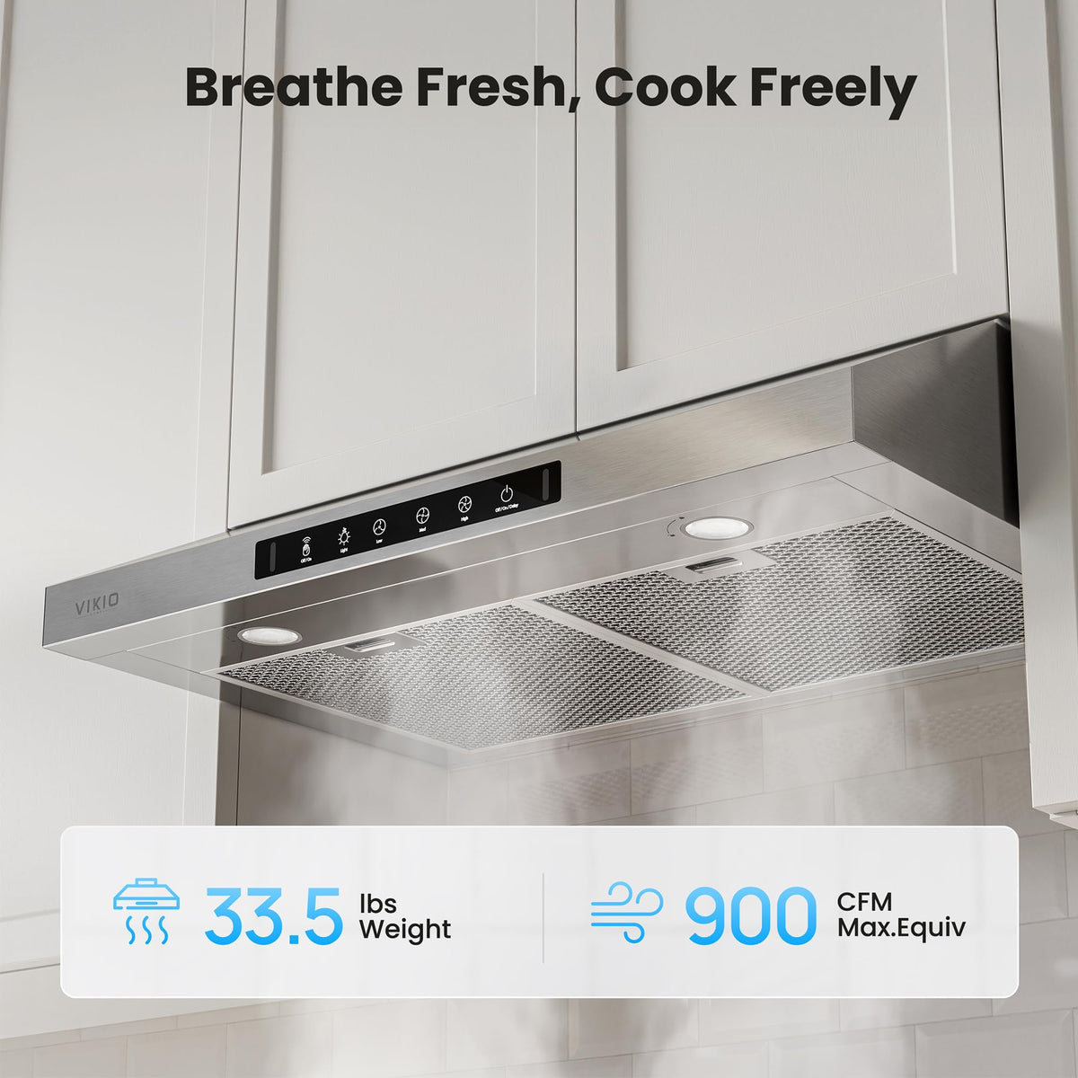 30 Inch Under Cabinet Range Hood 900 CFM Dual Motor Y5667
