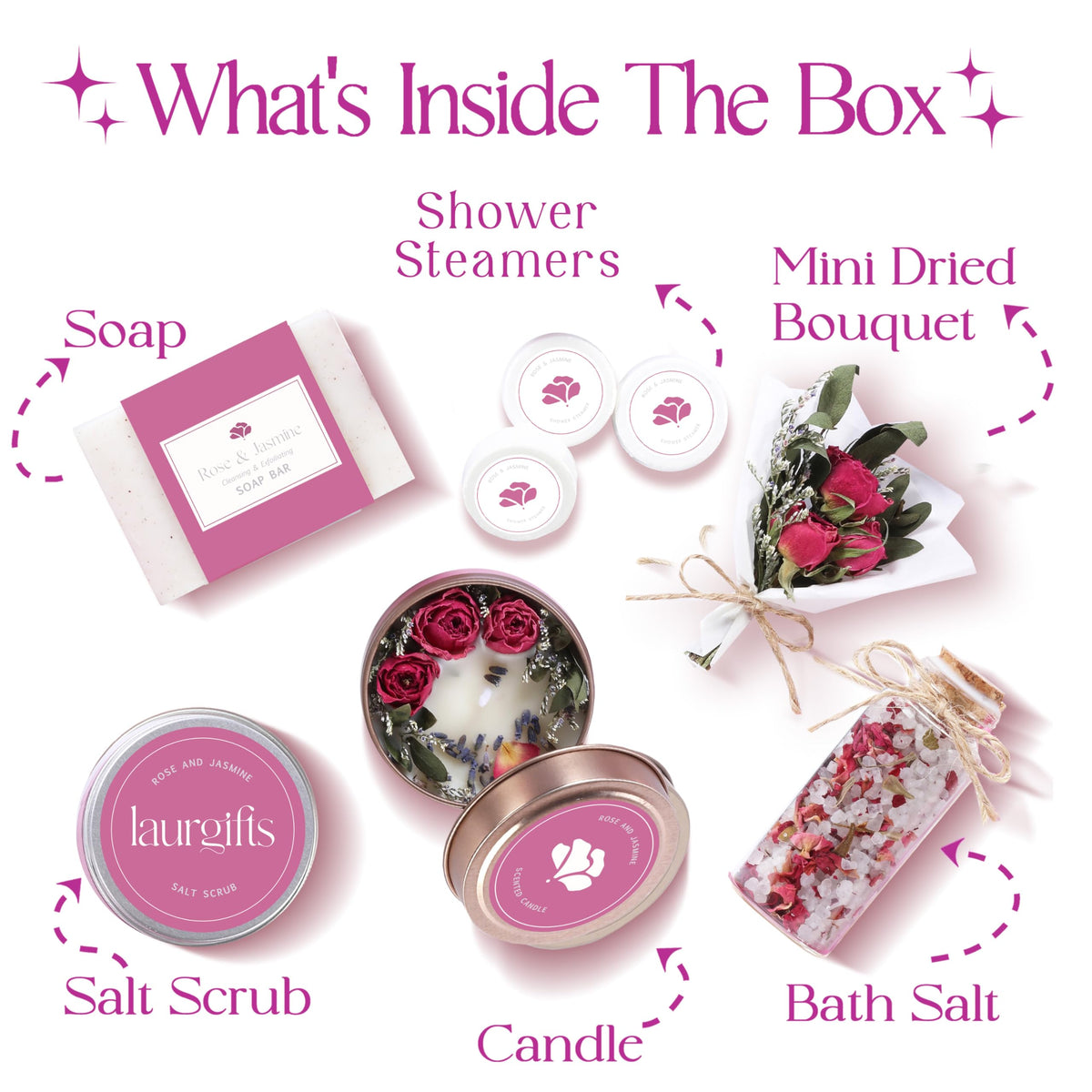 Rose & Jasmine Spa Gift Set G761753