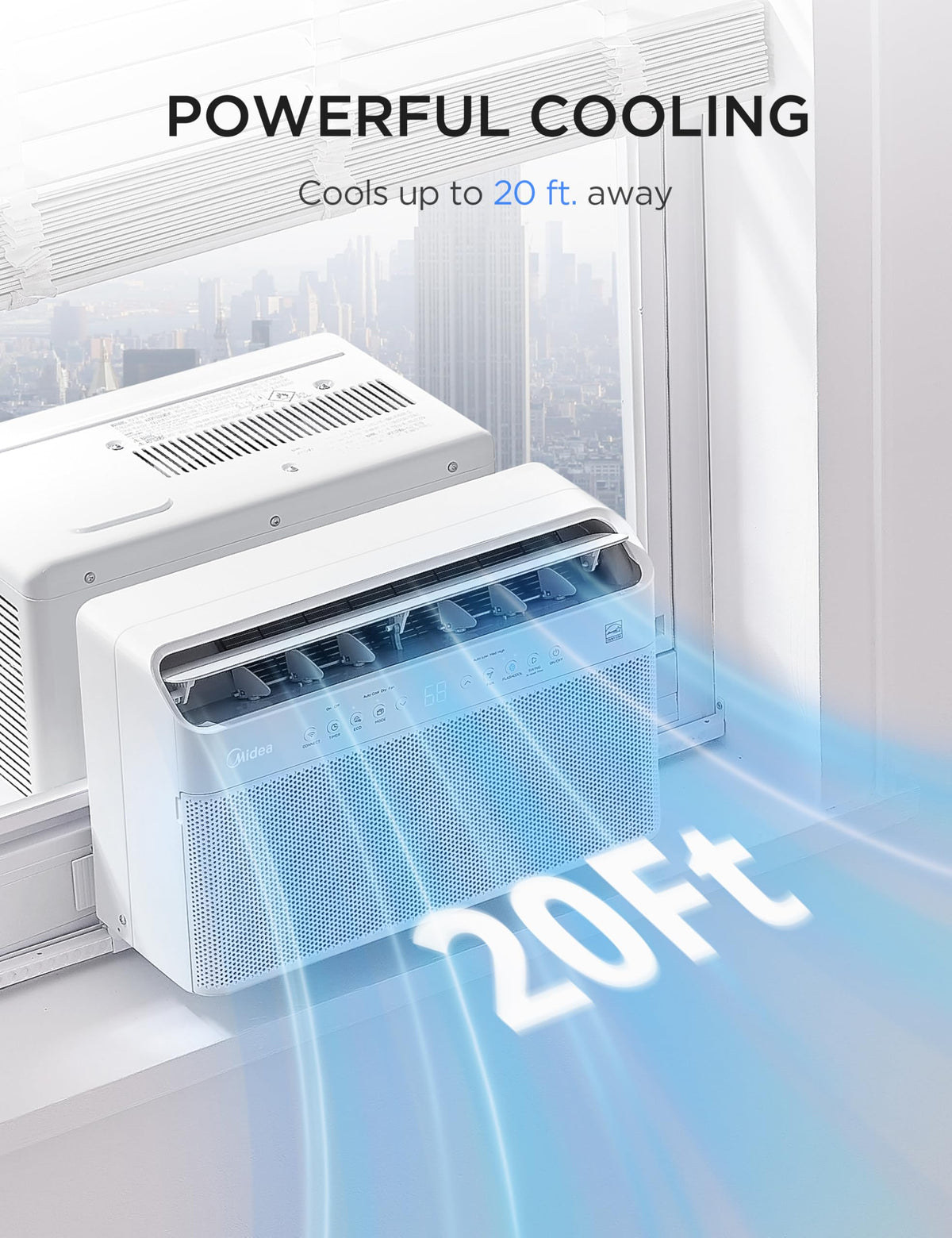 10,000 BTU Smart Inverter Window AC D209