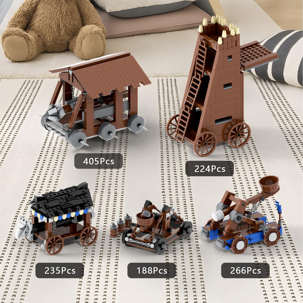 Medieval Castle Battle Building Block Set Q476
