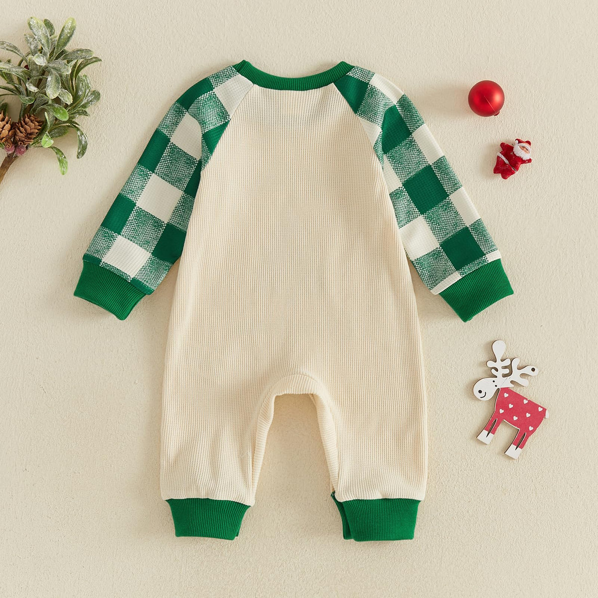 Newborn Baby Boy Fall Winter Romper Jumpsuit N30190