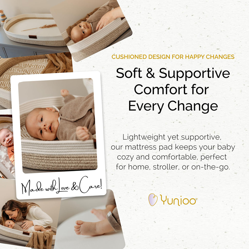 Foldable Baby Changing Pad 29” x 15” Waterproof Ultra Soft A961