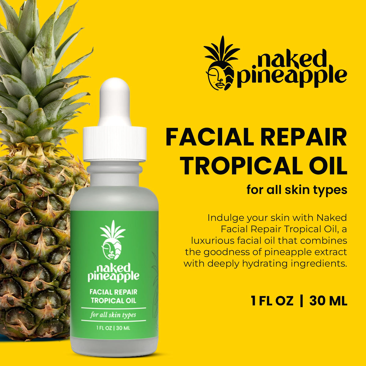 Multi-Use Facial Oil 1 oz Bottle Y12320
