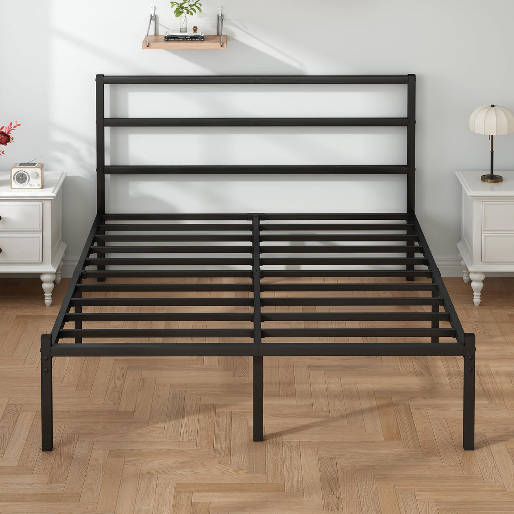 Black Full Size Bed Frame V7263