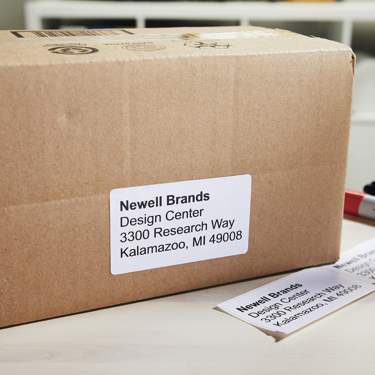 Large Shipping Labels 2-5/16" x 4", 3 Rolls of 300 S15589