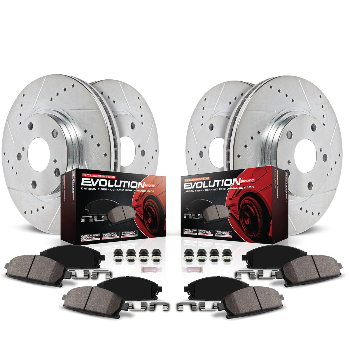 Brake Pad & Rotor Kit Front & Rear W630364