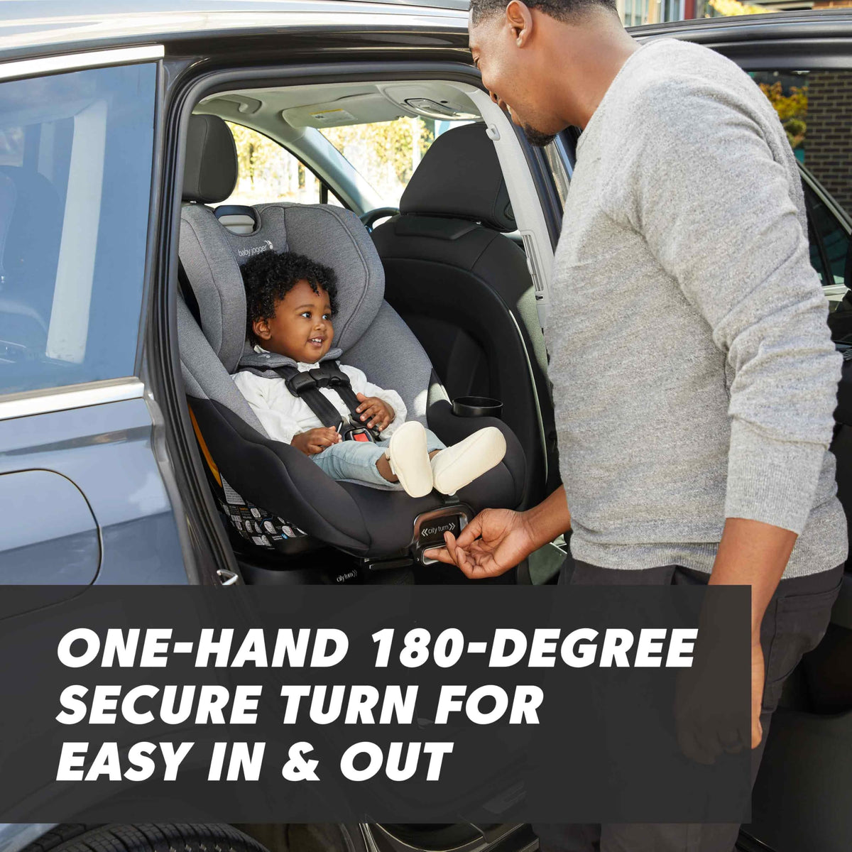 Rotating Convertible Car Seat, Rear to Forward Facing, Onyx Black P677390