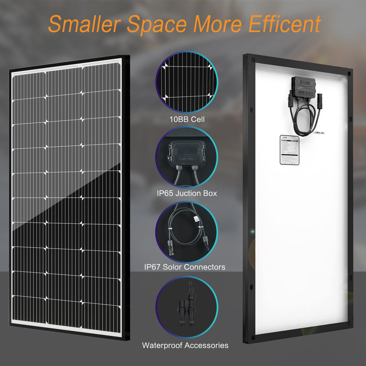 300 Watt 12 Volt Monocrystalline Solar Panel Kit with 40A PWM Charge Controller O745