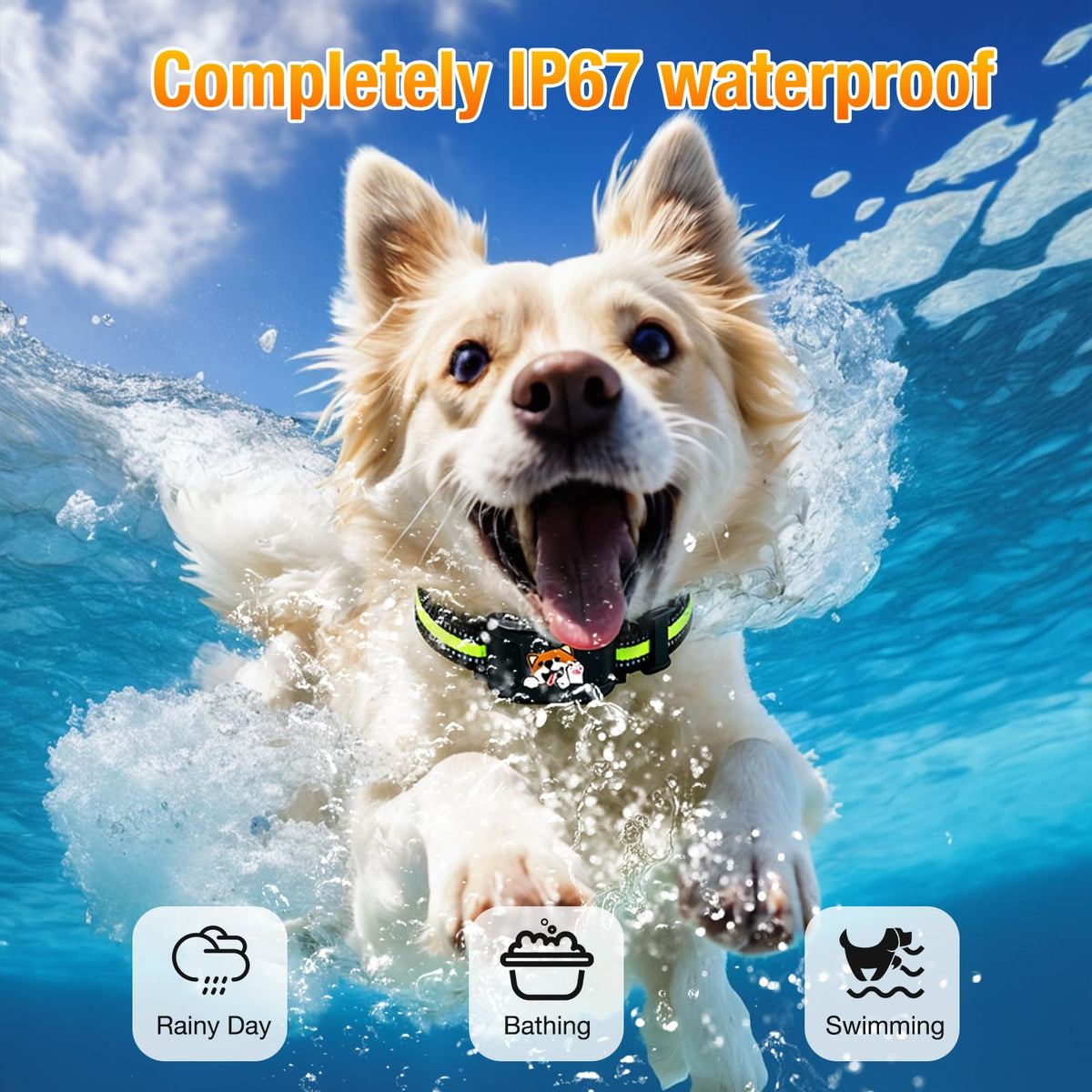 Wireless Dog Fence System with Training Collar F14425