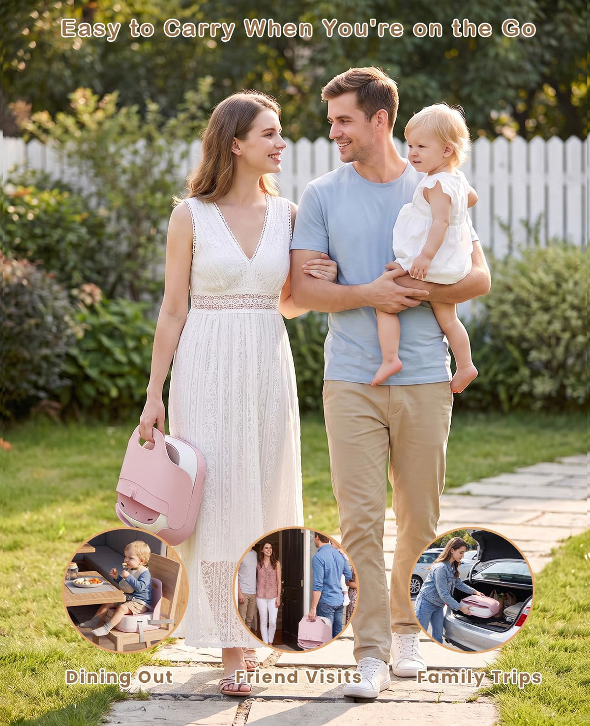 Pink Booster Seat S627