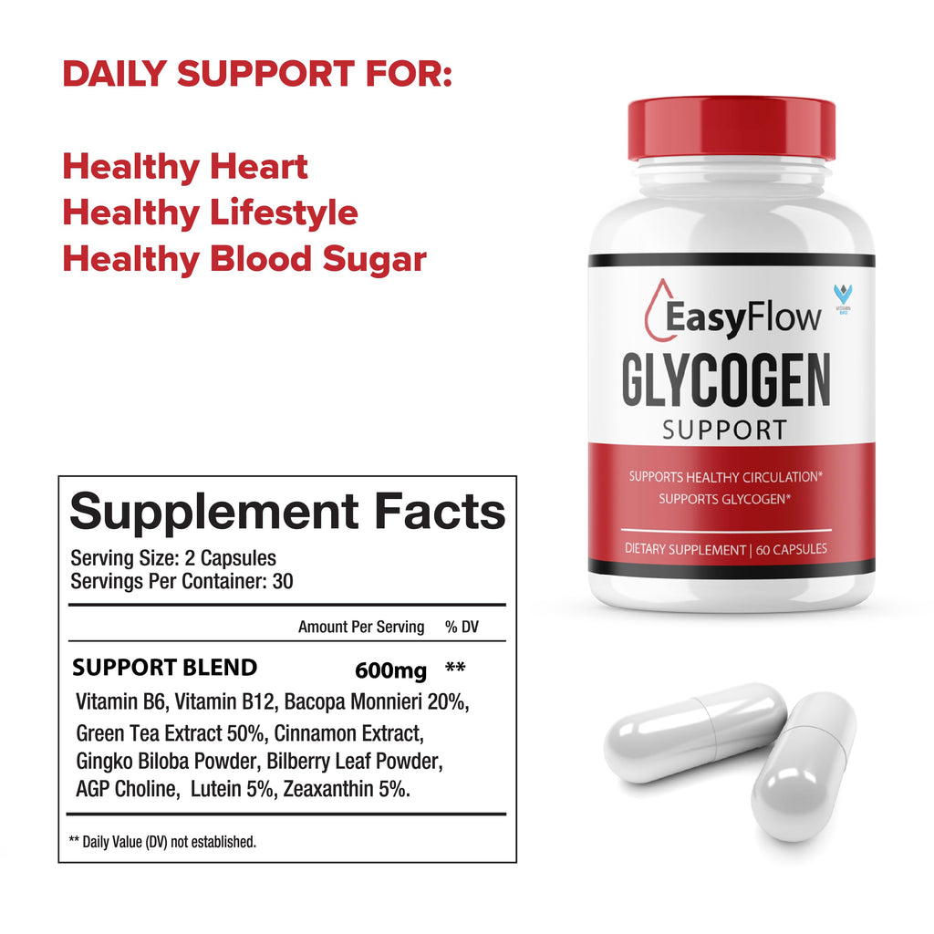 120 Capsules Glycogen Support Supplement W608