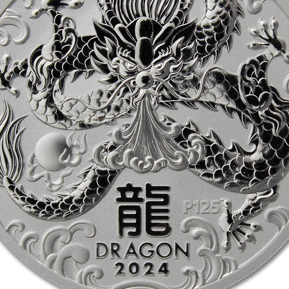 1 oz Australian Silver Year of the Dragon Coin Y36225