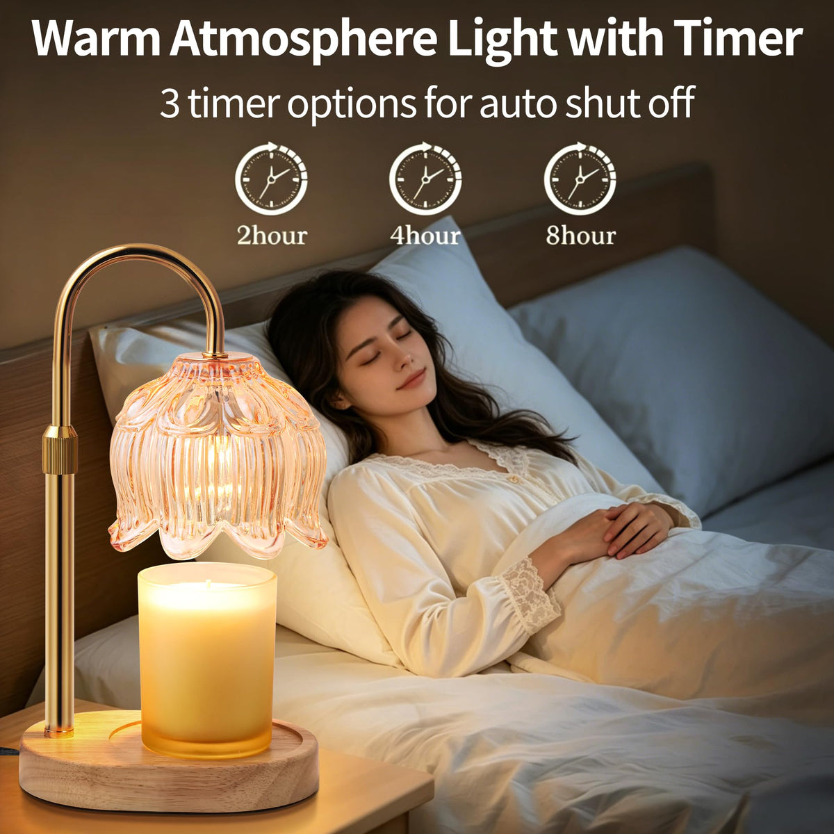 Candle Warmer Lamp with Timer G7959