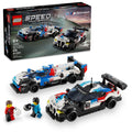 Buildable Race Car Toy Set with 2 Models and 2 Minifigures I1164