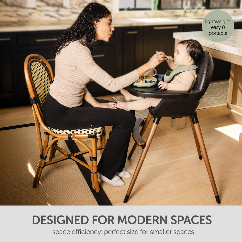 Convertible Wooden High Chair with Adjustable Height H3380