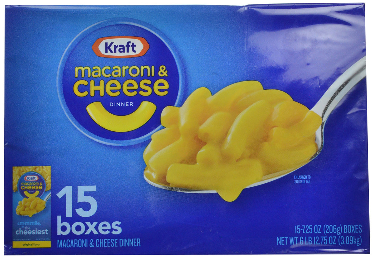 Macaroni & Cheese Dinner 7.25 oz 15 Pack C450